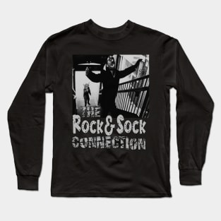 The Rock & Sock Connection, Vintage Wrestling Comedy. Long Sleeve T-Shirt